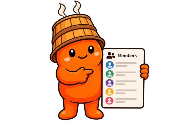 Sauna Bot ticket management illustration